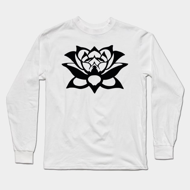 Lotus Long Sleeve T-Shirt by mega281